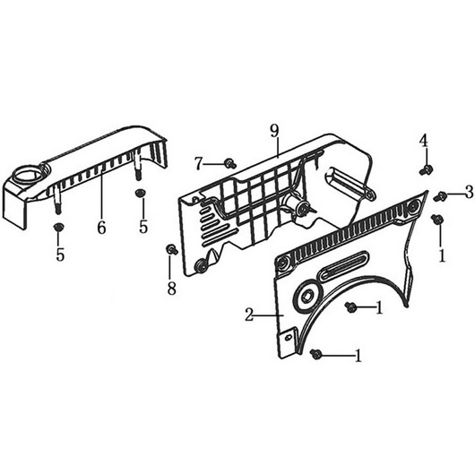 Кожух двигателя Champion ST861E